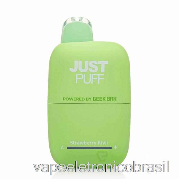 Vape Recarregável Justpuff 6000 Descartável Morango Kiwi